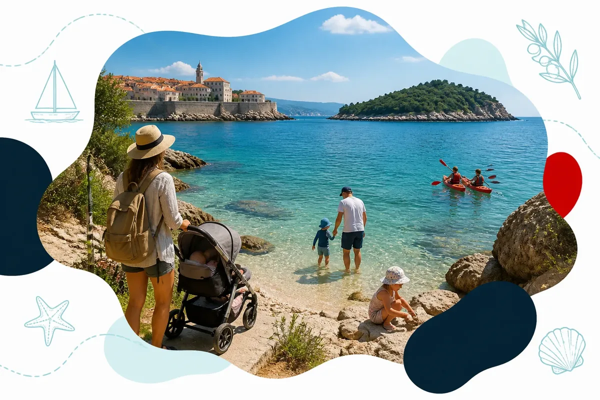 Croatie avec enfants : les meilleures destinations par âge