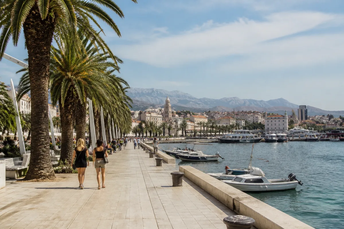 Températures en Croatie l’été selon le littoral, les îles et Zagreb